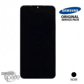 Ecran LCD + Vitre Tactile + châssis noir Samsung Galaxy A10 A105FN (officiel)