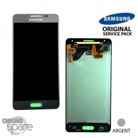 Vitre tactile et ecran LCD Samsung Alpha G850F Argent (officiel)