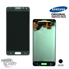 Vitre tactile et ecran LCD Samsung Alpha G850F Gris/Noir (officiel)
