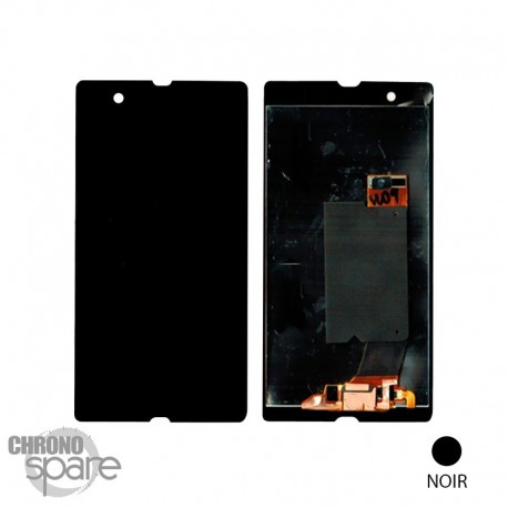 Ecran LCD et vitre tactile (sans châssis) Noir Sony Xperia Z