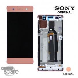 Ecran LCD & Vitre tactile Or Rose Sony Xperia XA F3111 / XA Dual F3112 (officiel)
