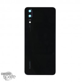 Vitre arrière + vitre caméra Huawei P20 (Officiel) - Noire
