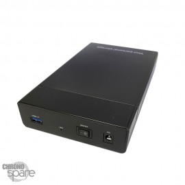 Boitier externe pour disque dur 3.5 pouces HDD SATA USB 3.0 Noir BS-MR35TU3