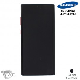 Vitre tactile et écran OLED Samsung Galaxy Note 10 Plus SM-N975 (officiel) Noir Star Wars 