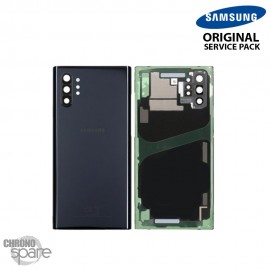 Vitre arrière + vitre caméra Samsung Galaxy Note 10 Plus SM-N975 noire (Officiel)