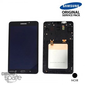 Ecran LCD et Vitre Tactile noire Samsung Galaxy Tab A 2016 7" T285 (officiel)