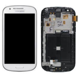 Vitre tactile et ecran LCD Samsung Galaxy Express i8730 blanc (Officiel)