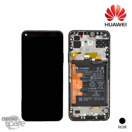 Bloc écran LCD + vitre tactile Huawei P40 Lite noir 5G (officiel)
