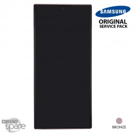 Vitre tactile et écran AMOLED Samsung Galaxy Note 20 Ultra 5G SM-N986B / N985F (officiel) Bronze