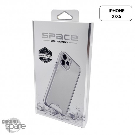 Coque silicone Space Collection Transparente iPhone X/XS 