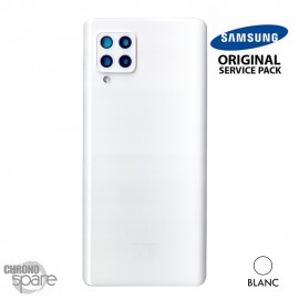 Vitre arrière + vitre caméra blanche Samsung Galaxy A42 5G A426F/B (officiel)