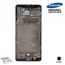 Ecran LCD + Vitre Tactile + châssis noir Samsung Galaxy A42 5G A426F/B (officiel)
