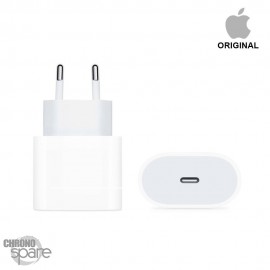 Chargeur secteur Apple original usb 20W Type C - Blanc sans boîte