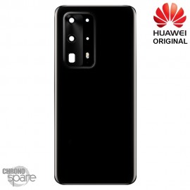 Vitre arrière + lentille caméra Huawei P40 Pro Plus (Officiel) Noire