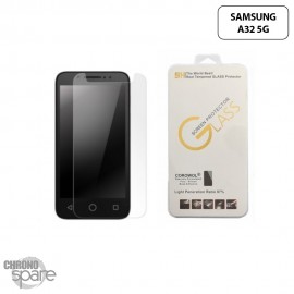 Vitre de protection en verre trempé Samsung Galaxy A32 5G avec boite