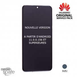 Bloc écran LCD + vitre tactile Huawei + batterie P30 bleu Aurora (officiel) NOUVELLE VERSION
