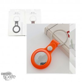 Port-clés pour airtag silicone orange