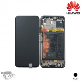 Bloc écran LCD + vitre tactile Huawei P40 Lite noir (officiel)