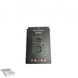 Support en Métal pliable noir Smartphone/Tablette avec packaging