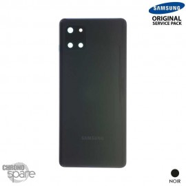 Vitre arrière + vitre caméra Samsung Galaxy Note 10 Lite SM-N770 noire (Officiel)
