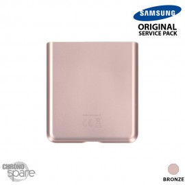 Vitre arrière bronze (Partie inférieure) Samsung Galaxy Z Flip 5G F707B (officiel)