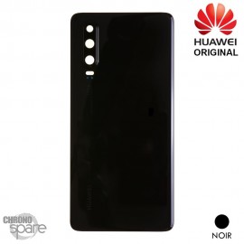 Vitre arrière + vitre caméra Huawei P30 (Officiel) - Noire