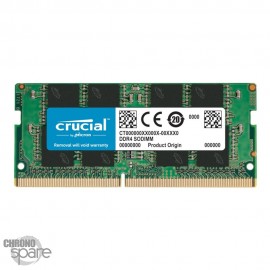 Barrette Mémoire Crucial 8Go DDR4 So-Dimm 3200Mhz 