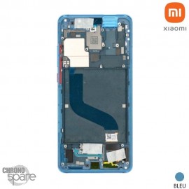 Ecran Oled + vitre tactile + châssis Bleu Glacier Xiaomi Mi 9T / Mi 9T Pro (officiel) 