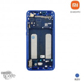 Ecran LCD + vitre tactile + châssis Bleu Subtil Xiaomi Mi 9 Lite (officiel) 