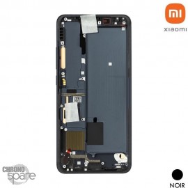 Ecran LCD + vitre tactile + châssis Noir de Minuit Xiaomi Mi Note 10 / Mi Note 10 Pro (officiel) 