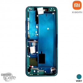 Ecran LCD + vitre tactile + châssis Vert Boréal Xiaomi Mi Note 10 / Mi Note 10 Pro (officiel) 
