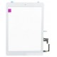 Vitre tactile blanche + bouton home + iPad Air