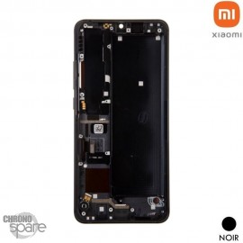 Ecran LCD + vitre tactile + châssis Noir de Minuit Xiaomi Mi Note 10 Lite (officiel) 