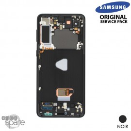 Ecran OLED + Vitre Tactile + châssis Noir Samsung Galaxy S21 Plus G996B (officiel) Sans Batterie 