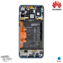 Bloc écran LCD + vitre tactile Huawei P30 Lite Bleu (Twilight) New edition MAR-LX1B (officiel) 