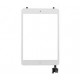 Vitre tactile blanche + bouton home + scotch 3M iPad Mini Fournisseur T
