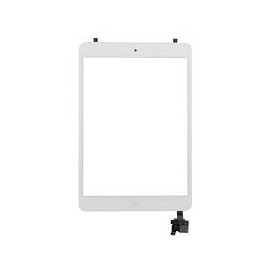 Vitre tactile blanche + bouton home + scotch 3M iPad Mini 1 et iPad mini 2