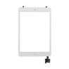 Vitre tactile blanche + bouton home + scotch 3M iPad Mini Fournisseur T