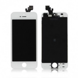 Ecran LCD + vitre tactile iphone 5 blanc (Tianma LCD)