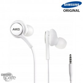 Écouteurs Samsung (originaux) Blanc Tuned by AKG - Prise Jack - Sans boîte