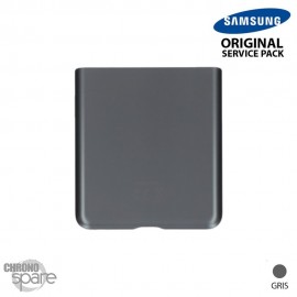 Vitre arrière grise (Partie inférieure) Samsung Galaxy Z Flip 5G F707B (officiel)