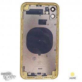 Châssis NEUTRE arrière iPhone 11 jaune- sans nappes