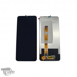 Ecran LCD + vitre tactile noire Oppo A16S / Oppo A16
