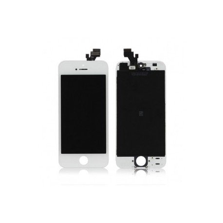 Ecran LCD + vitre tactile iPhone 5 blanc Fournisseur V
