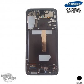 Ecran OLED + Vitre Tactile + châssis Noir Samsung Galaxy S22 Plus S906B (officiel) Sans Batterie 