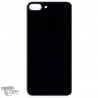 Plaque arrière en verre NEUTRE iPhone 8 plus noir (pour machine laser) 