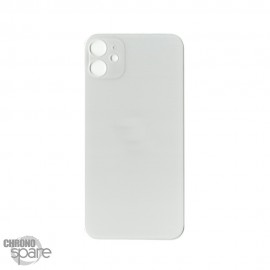 Plaque arrière en verre NEUTRE iPhone 11 blanc (pour machine laser)
