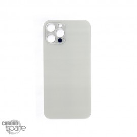 Plaque arrière en verre NEUTRE iPhone 12 pro Argent (pour machine laser)