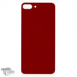 Plaque arrière en verre NEUTRE iPhone 8 plus rouge (pour machine laser)