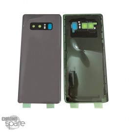 Vitre arrière + lentille caméra compatible pour Samsung galaxy NOTE 8 violette